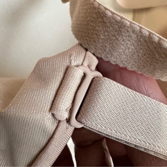 Maidenform BRA 38D Beige Women's Wireless SE0015 Strapless Side Boning 5473 Y - Picture 12 of 12